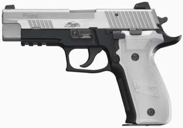 Sig Sauer P226 40 S&W Elite Adjustable Sights Platinum Stainless Steel Alloy Grip Semi-Automatic Pistol E26R40PSE